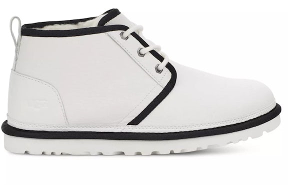 UGG Neumel Leather Boot - White/Black