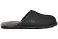 UGG Scuff Leather Slipper - Black