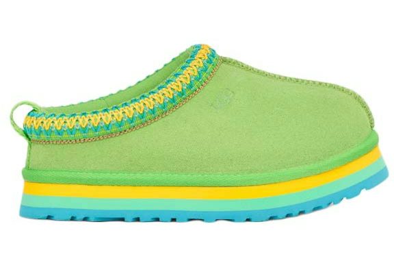 UGG Tazz Slipper - Green Multi (Kids)