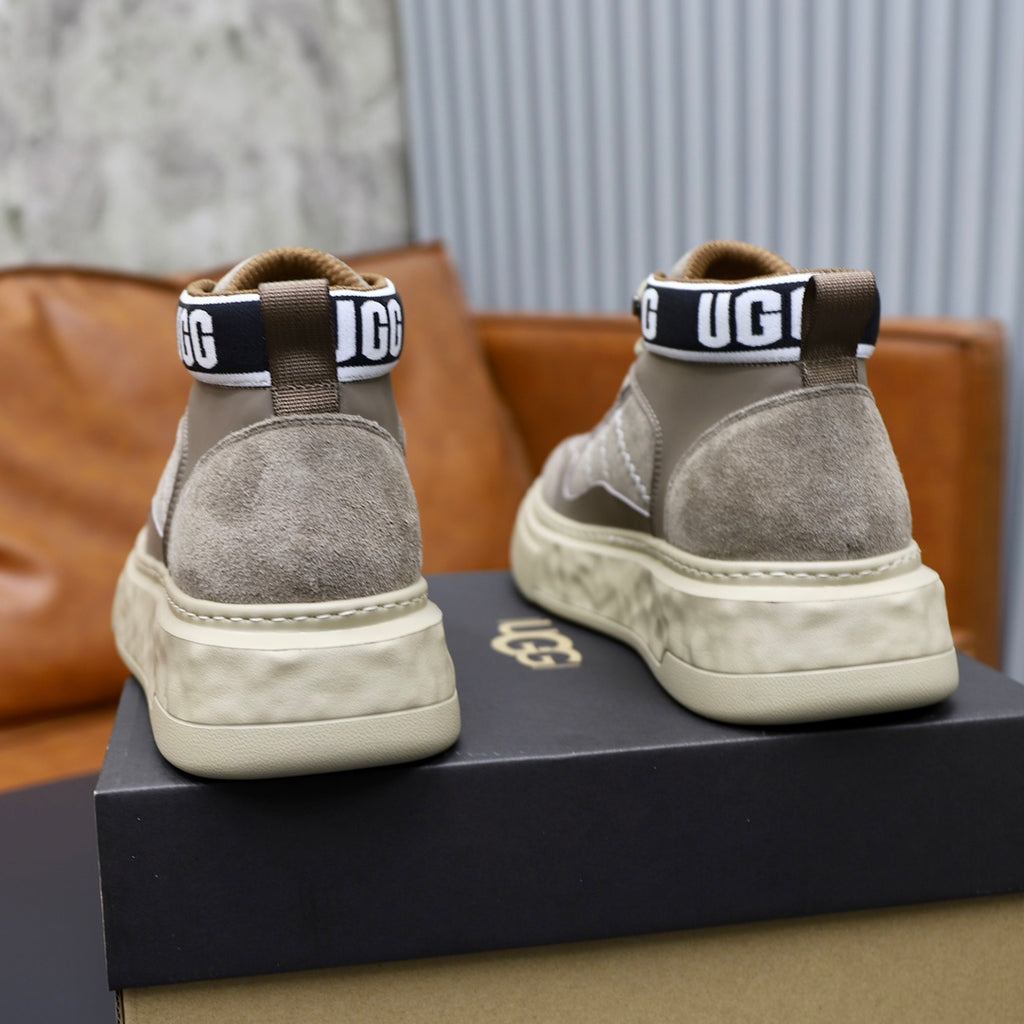 UGG Men's High-Top Strap Sneaker – Khaki / Stone