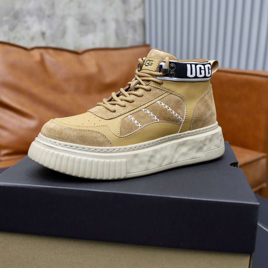 UGG Men's High-Top Strap Sneaker – Tan / Caramel