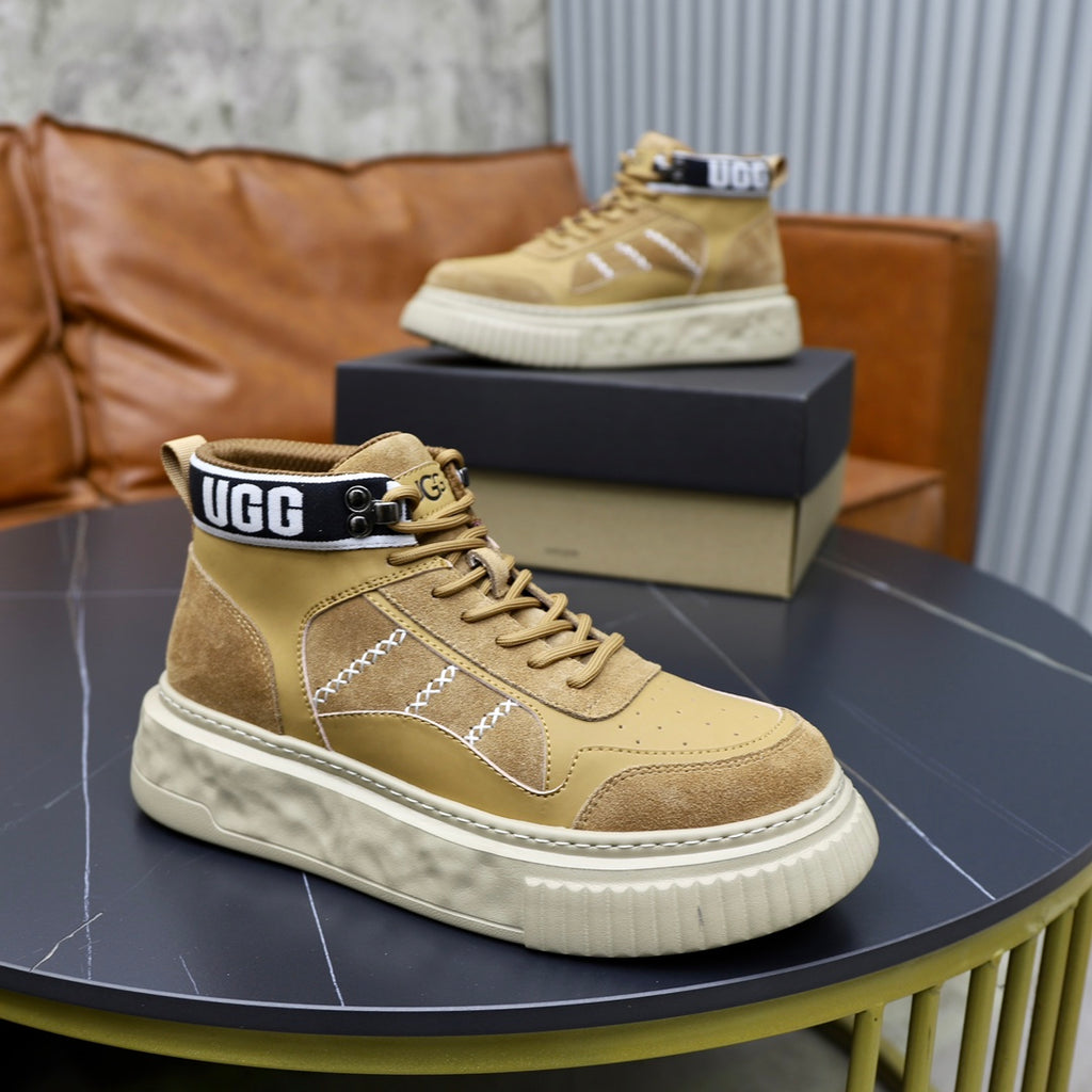 UGG Men's High-Top Strap Sneaker – Tan / Caramel