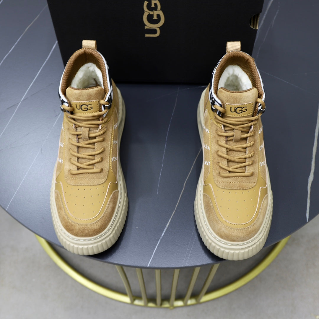 UGG Men's High-Top Strap Sneaker – Tan / Caramel