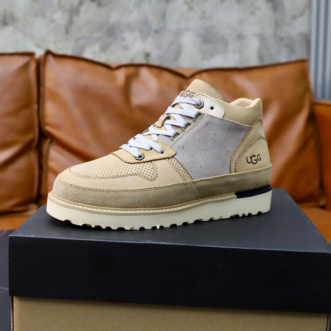 UGG Men's Retro High-Top Sneaker – Sand / Stone / Cream