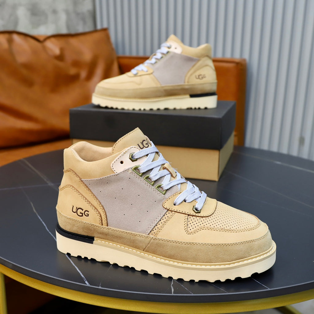 UGG Men's Retro High-Top Sneaker – Sand / Stone / Cream