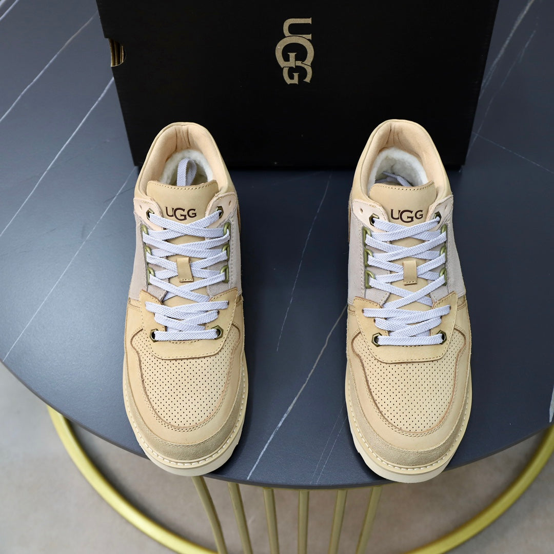 UGG Men's Retro High-Top Sneaker – Sand / Stone / Cream