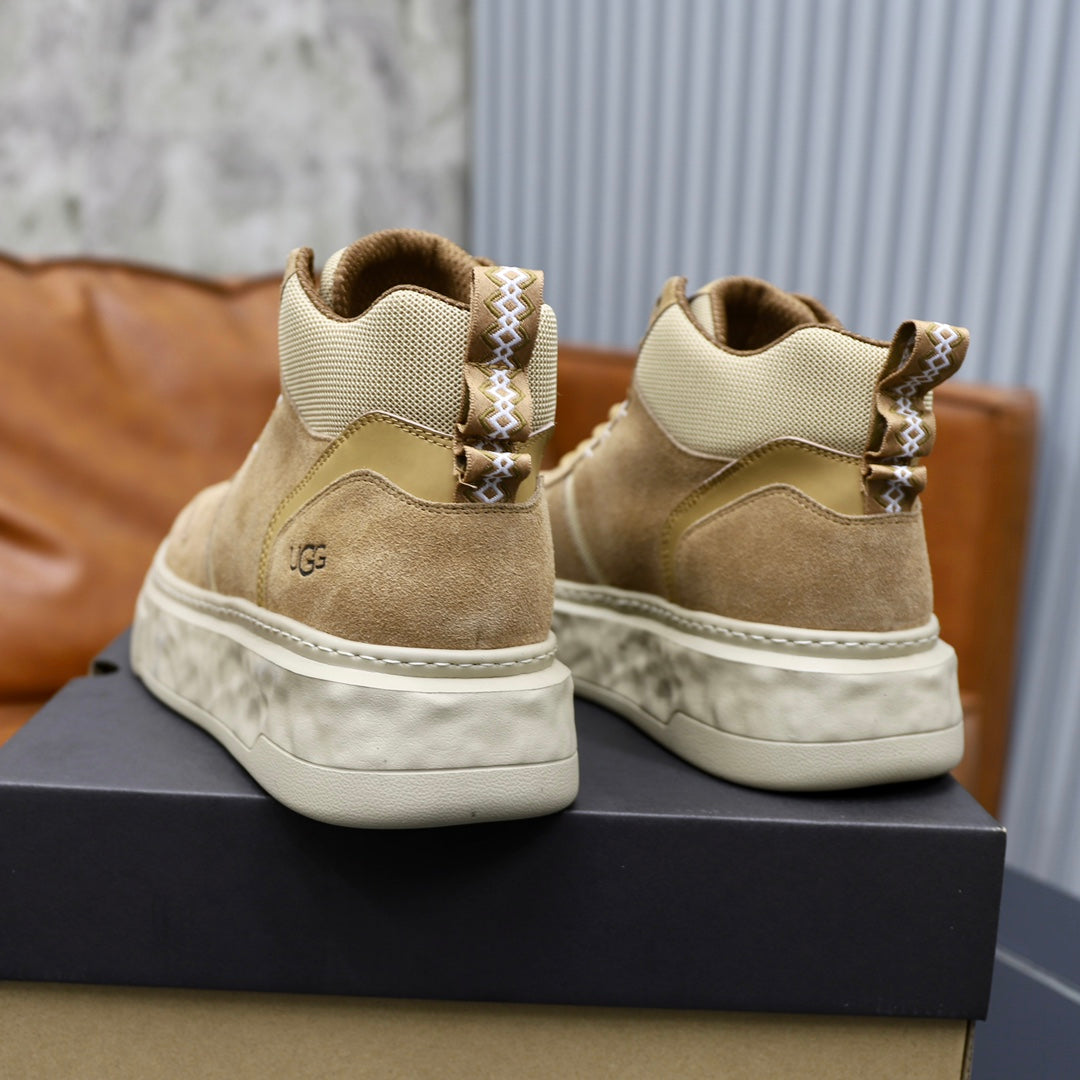 UGG Men's High-Top Panelled Sneaker – Sand / Tan