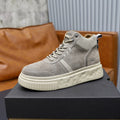 UGG Men's High-Top Panelled Sneaker – Stone Grey / Silver