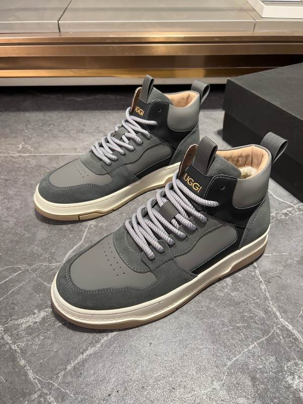 UGG Men's High-Top Leather Sneaker – Slate Grey