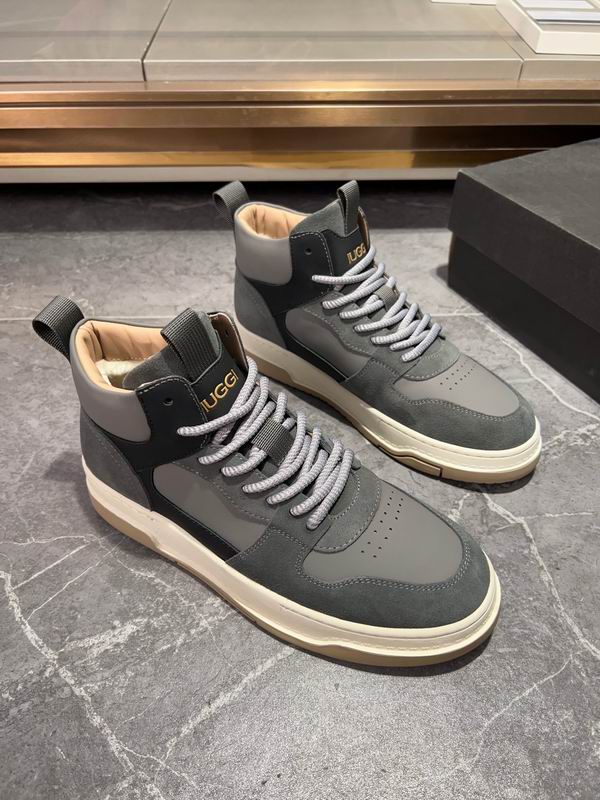 UGG Men's High-Top Leather Sneaker – Slate Grey
