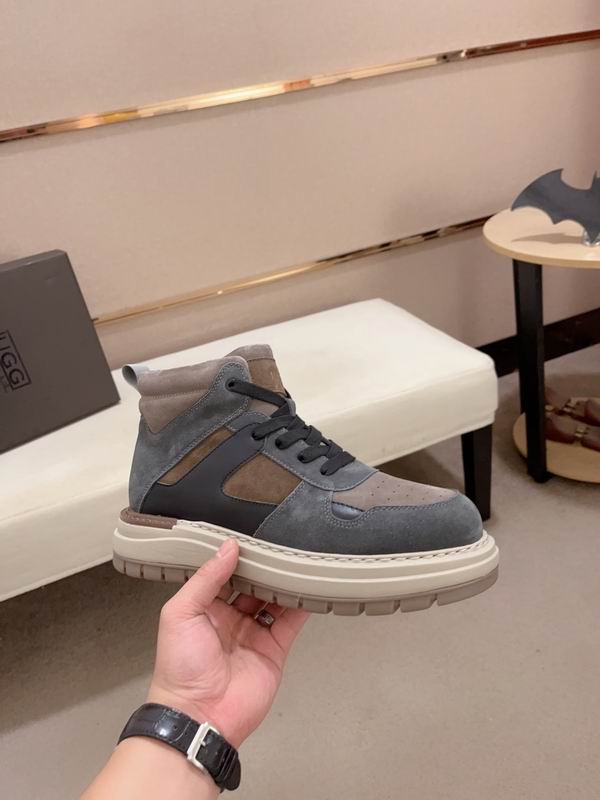 UGG Men's High-Top Panelled Sneaker – Charcoal / Grey
