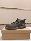UGG Men's Mid-Top Leather Sneaker – Dark Brown