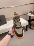 UGG Men's High-Top Panelled Sneaker – Brown / Grey / Beige