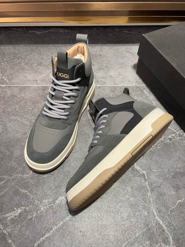 UGG Men's High-Top Leather Sneaker – Slate Grey