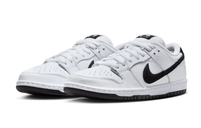 Nike SB Dunk Low Pro – White / Black / White