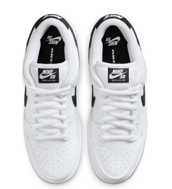 Nike SB Dunk Low Pro – White / Black / White