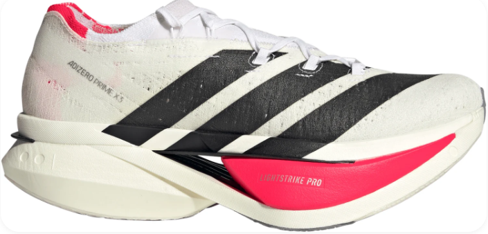 Adidas Adizero Prime X3 Strung – 'Footwear White / Lucid Red' (JP9192)