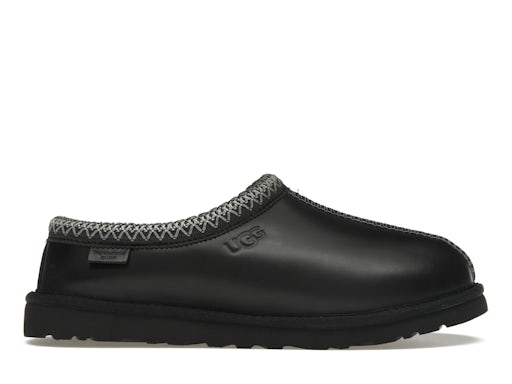 UGG Tasman LTHR Regen Slipper - Black