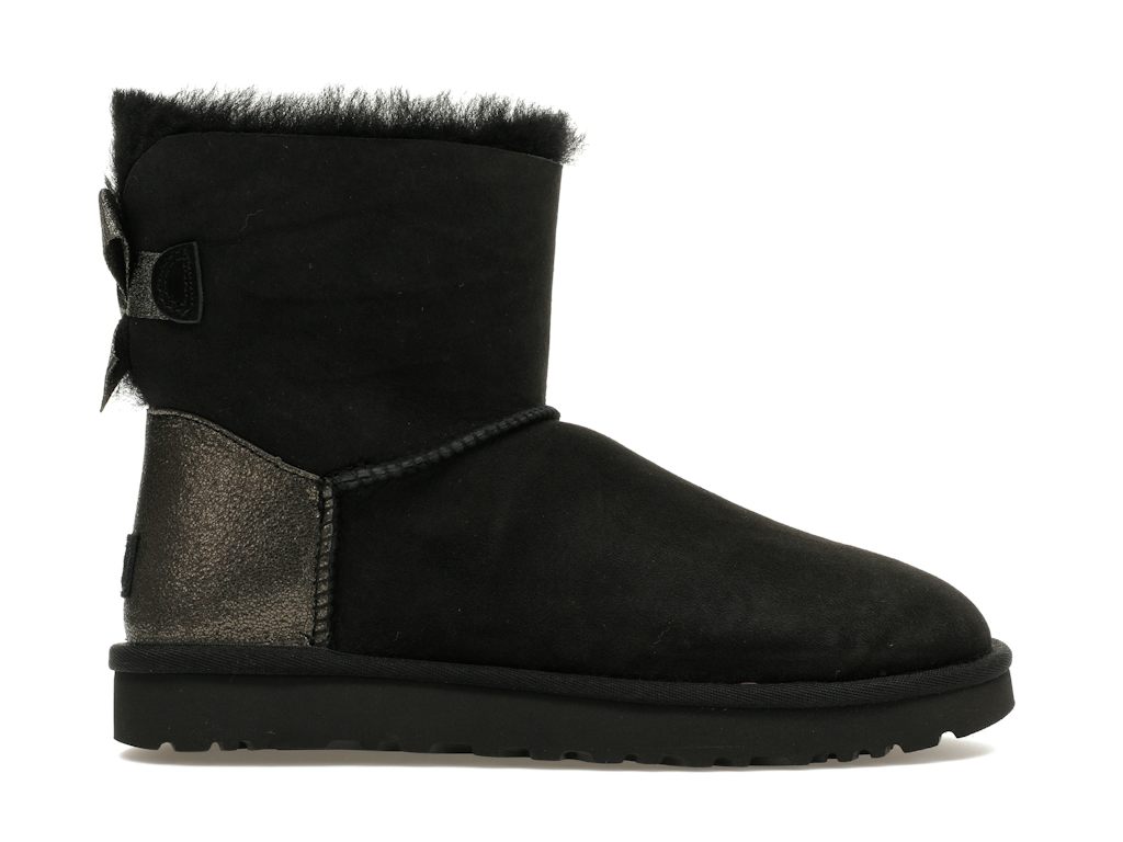 UGG Mini Bailey Bow - Black (Women's)