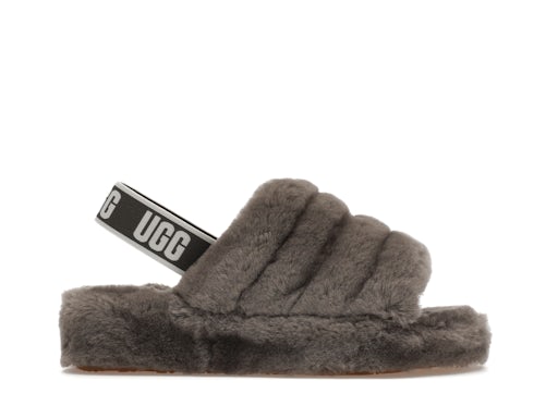 UGG Fluff Yeah Slide - Charcoal (Women's)